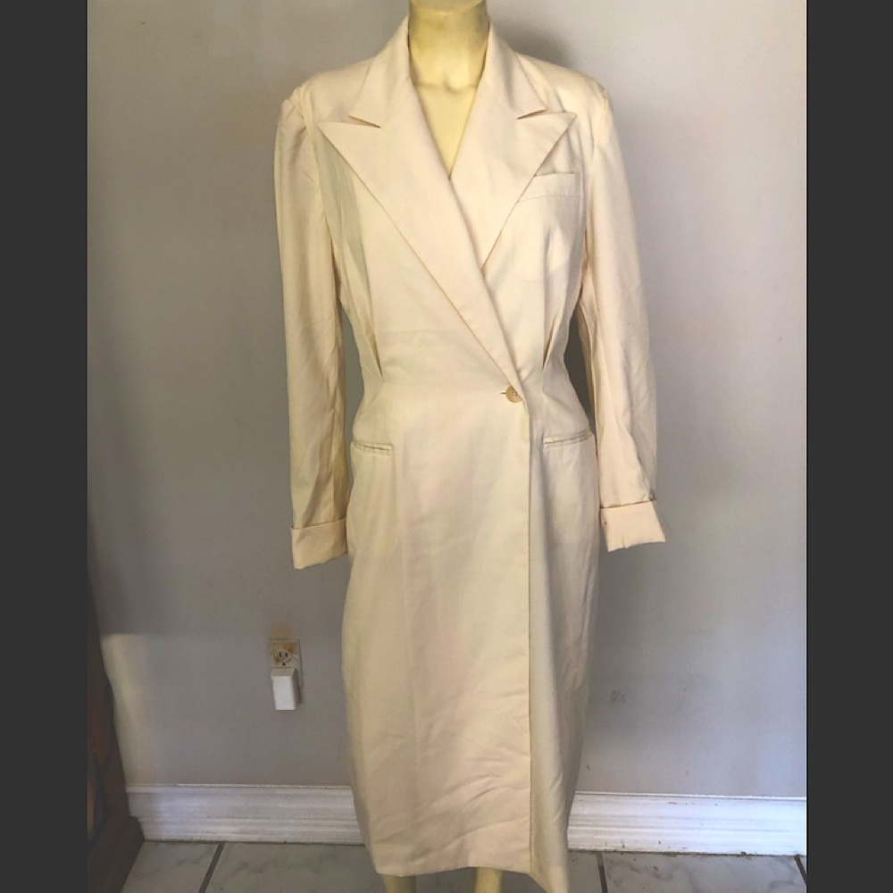 Ralph Lauren Ivory Wrap Dress Size 10
